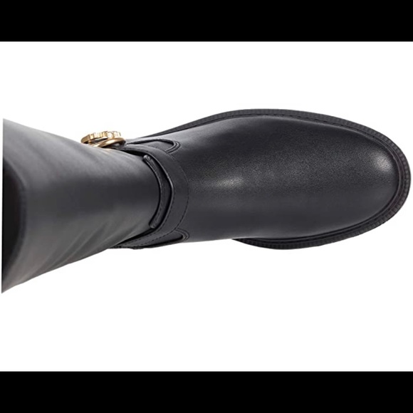 Coach Leather & Elastic Boots - Picture 3 of 7